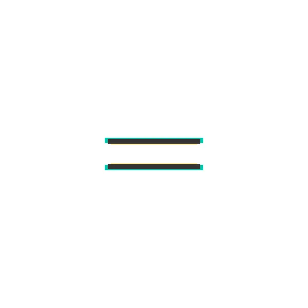 Ikon tervező egyenlő. Alapvető ikon vector design — Stock Vector