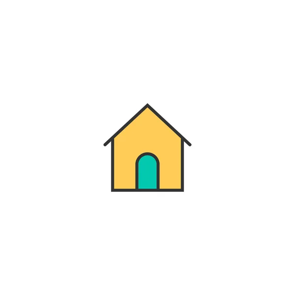 Home-Icon-Design. Wesentliches Icon-Vektor-Design — Stockvektor