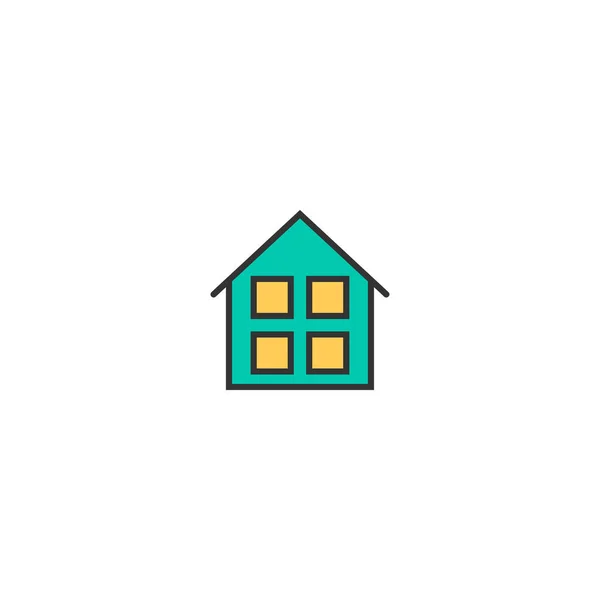 Diseño del icono del hogar. Icono esencial diseño de vectores — Vector de stock