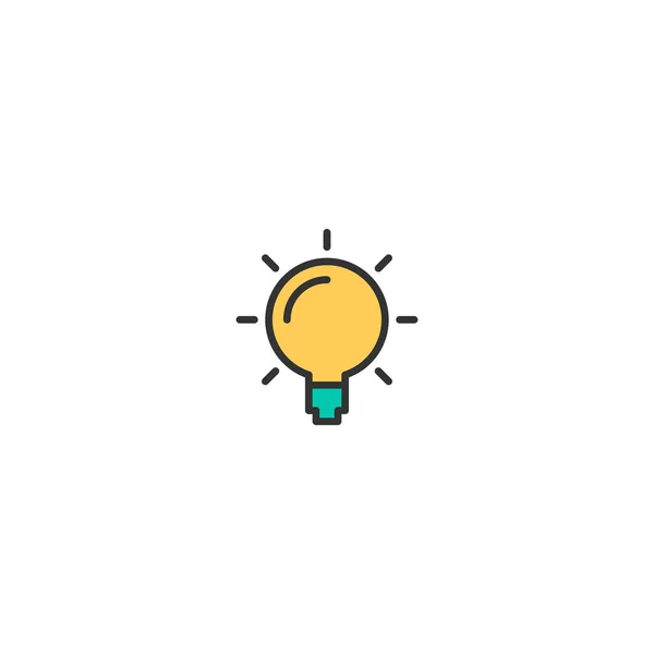 Idee Icon Design. Wesentliches Icon-Vektor-Design — Stockvektor