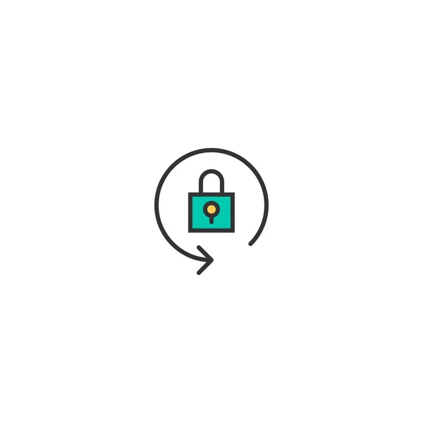 Lock icon design. Неотъемлемый вектор значков — стоковый вектор