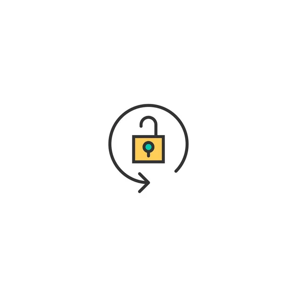 Lock icon design. Неотъемлемый вектор значков — стоковый вектор