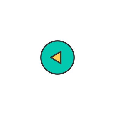 Simgesi tasarım yineleyin. Temel simge vektör tasarımı