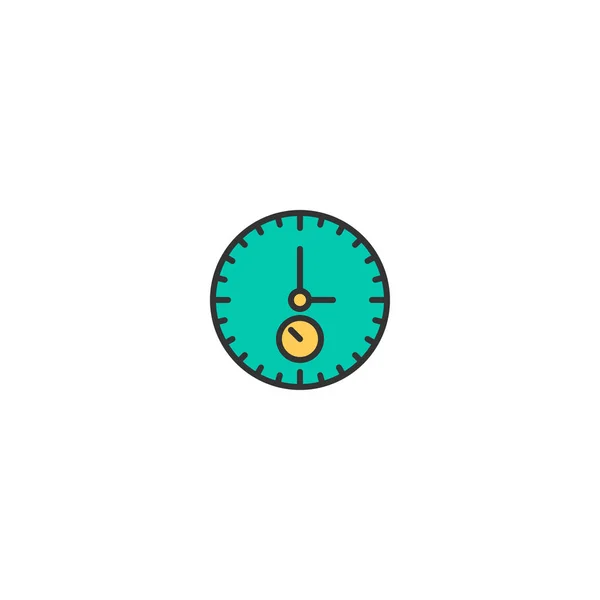 Diseño del icono del cronómetro. Icono esencial diseño de vectores — Archivo Imágenes Vectoriales