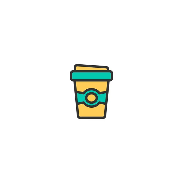 Diseño del icono del café. Diseño del vector icono de la gastronomía — Vector de stock
