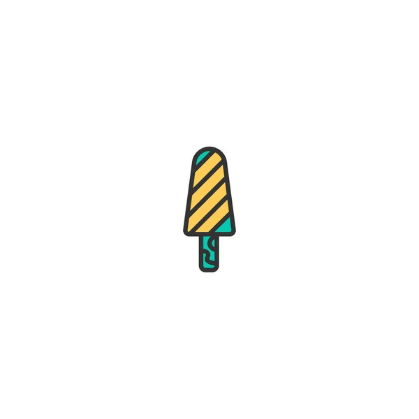 Diseño icono de helado. Diseño del vector icono de la gastronomía — Vector de stock