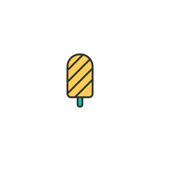 Diseño icono de helado. Diseño del vector icono de la gastronomía — Vector de stock