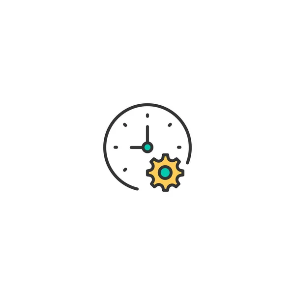 Stopwatch icon design. Interaction icon vector design — Stock Vector