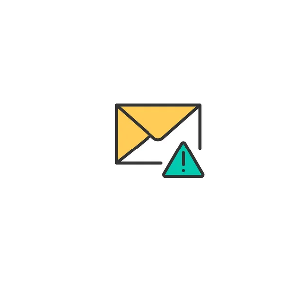 Diseño de iconos de correo. Diseño del vector icono de interacción — Vector de stock