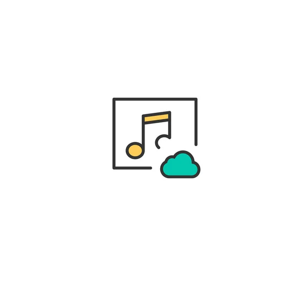 Music Player icon design. Interaction icon vector design — Stock Vector