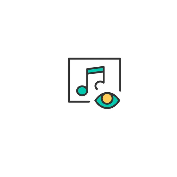 Music Player icon design. Interaction icon vector design — Stock Vector