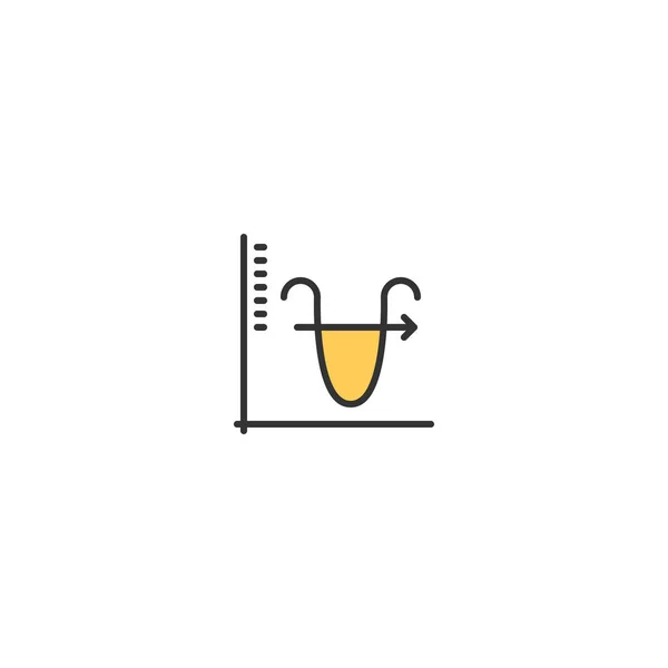 Analytics Icon Design. Marketing Ikone Vektor Design — Stockvektor