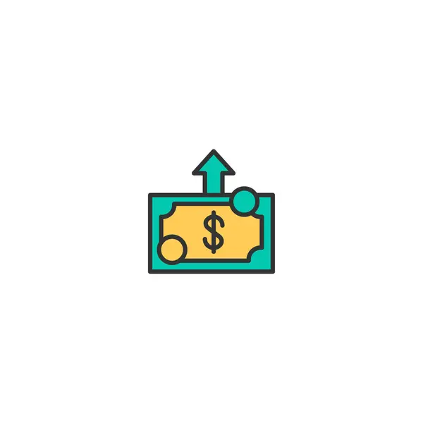 Geld pictogram ontwerp. Marketing pictogram vector design — Stockvector