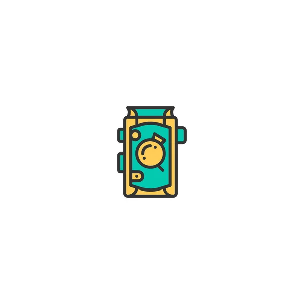 Photo Camera icon design. Photography and video icon vector design — Stock Vector