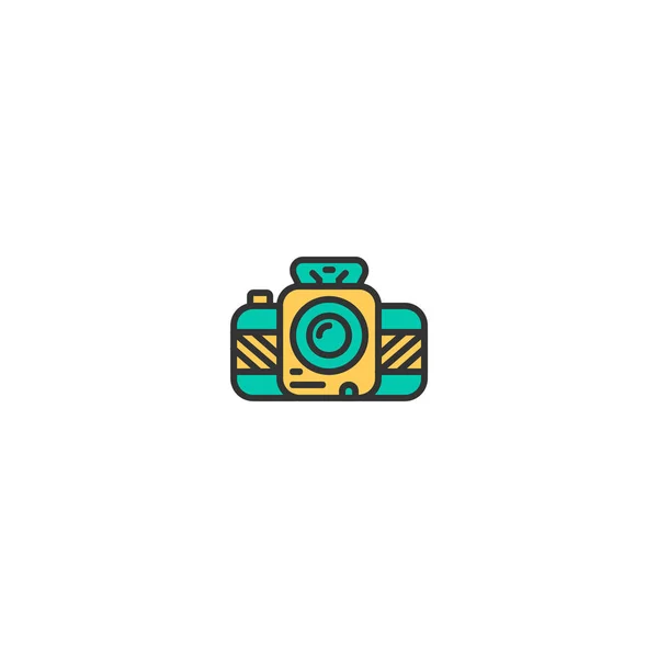 Photo Camera icon design. Photography and video icon vector design — Stock Vector