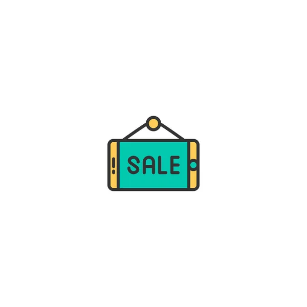 Diseño de icono de venta. Icono de compras vector de diseño — Vector de stock