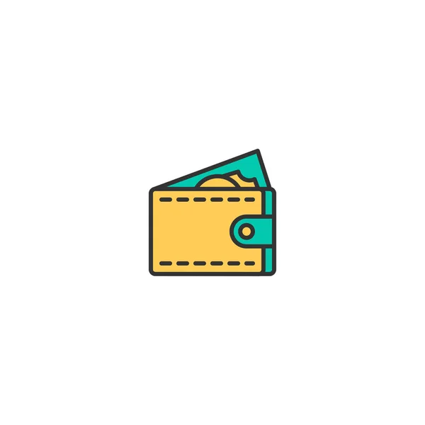 Wallet icon design. Shopping icon vector design — Stock Vector