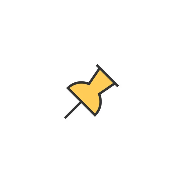 Push pin icon design. Конструкция вектора иконок — стоковый вектор