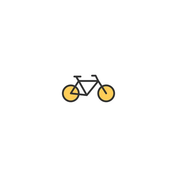 Diseño del icono de la bicicleta. Icono de transporte vector de diseño — Vector de stock