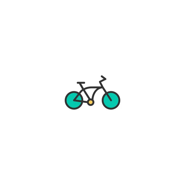 Diseño del icono de la bicicleta. Icono de transporte vector de diseño — Vector de stock