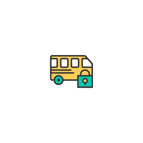 Bus pictogram ontwerp. Vervoer pictogram vector design — Stockvector