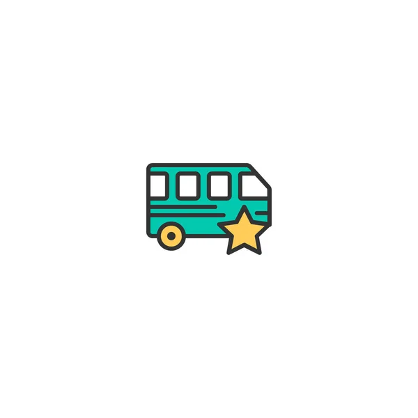 Bus pictogram ontwerp. Vervoer pictogram vector design — Stockvector