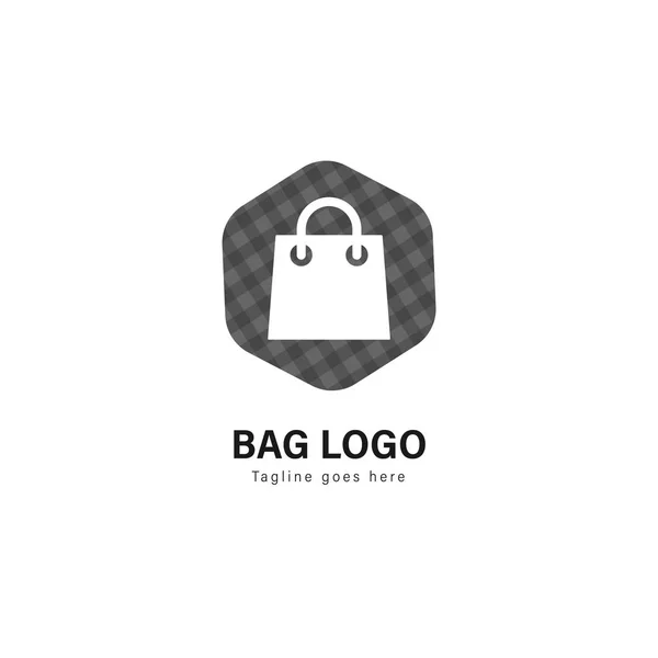 Дизайн шаблона логотипа магазина. Логотип магазина с современной рамой — стоковый вектор