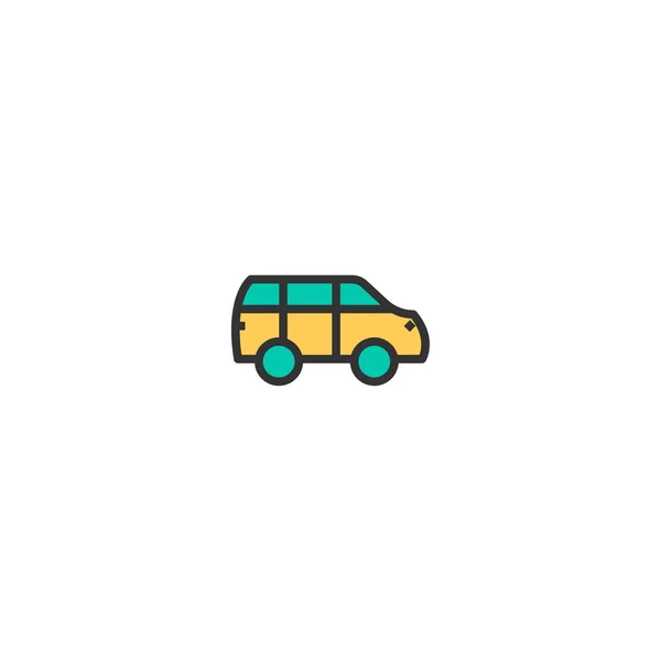 Design de pictograme auto. Design vectorial pictogramă de transport — Vector de stoc