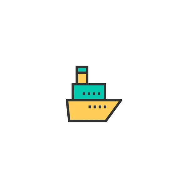 Schip pictogram ontwerp. Vervoer pictogram vector design — Stockvector