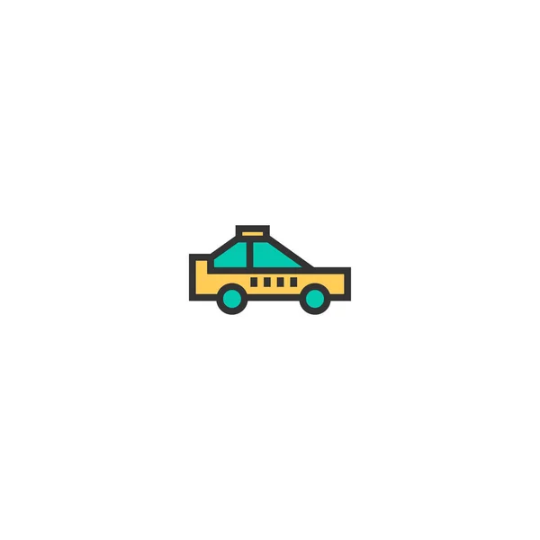 Taxi pictogram ontwerp. Vervoer pictogram vector design — Stockvector