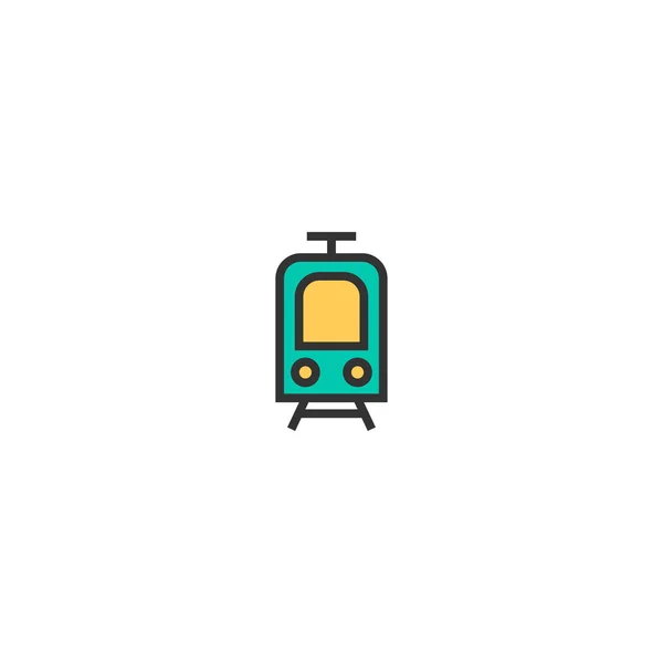 Conception d'icône de train. Conception vectorielle icône de transport — Image vectorielle