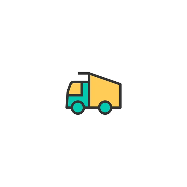 Vrachtwagen pictogram ontwerp. Vervoer pictogram vector design — Stockvector