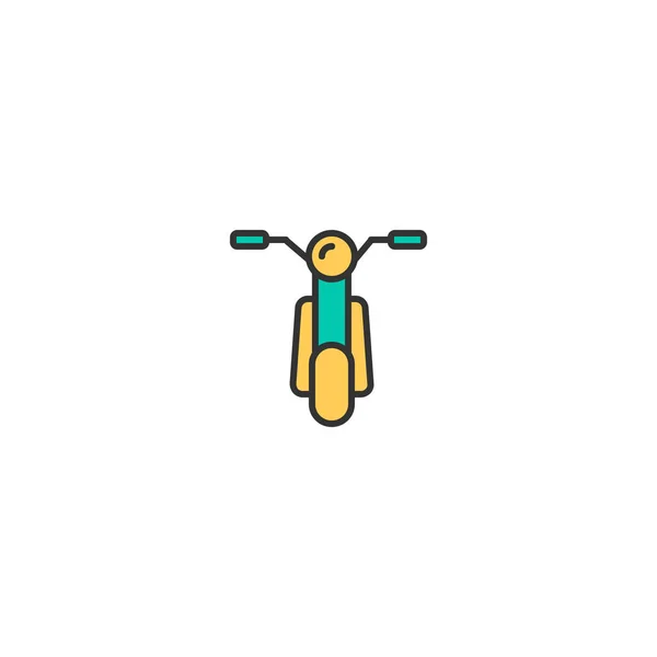 Motocykl ikona designu. Transport projekt wektor — Wektor stockowy