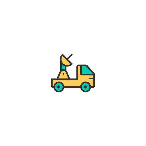 Satellite icon design. Transportation icon vector design — Stock Vector