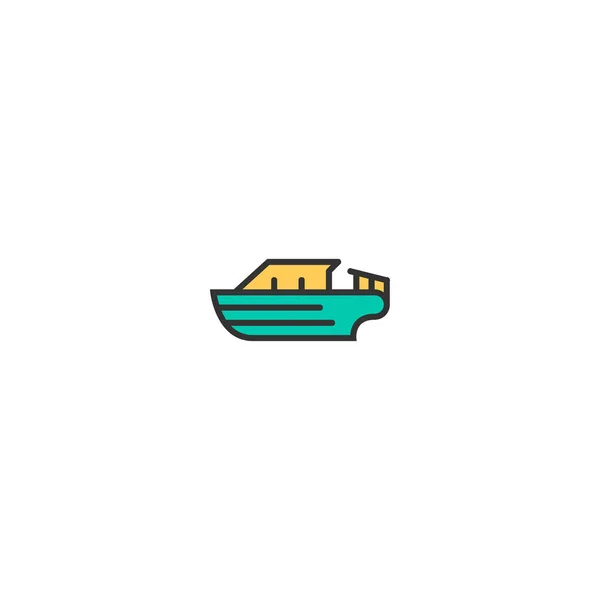 Speedboat icon design. Transportation icon vector design — Stock Vector