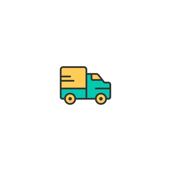 Diseño de icono de camión. Icono de transporte vector de diseño — Vector de stock