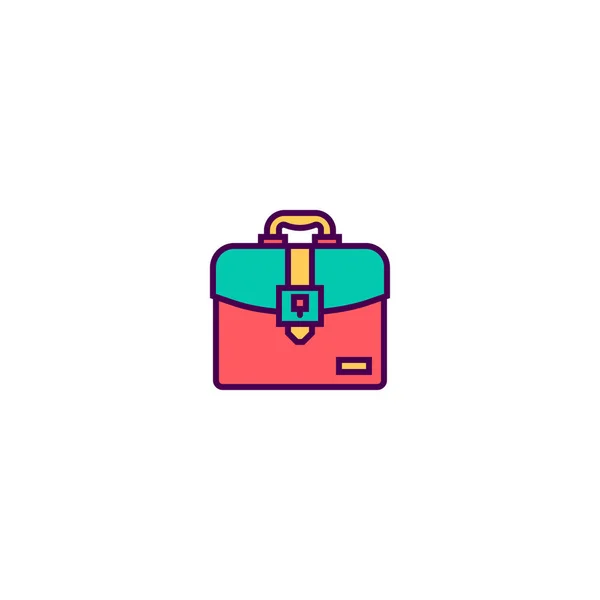 Design linea icona valigetta. Business icon progettazione vettoriale — Vettoriale Stock