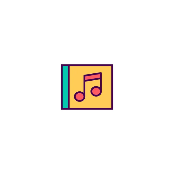 Music player icon design. Essential icon vector design — Stock Vector