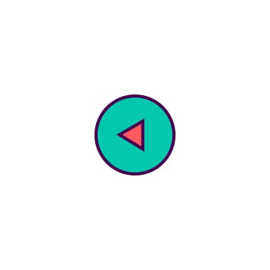 Simgesi tasarım yineleyin. Temel simge vektör tasarımı