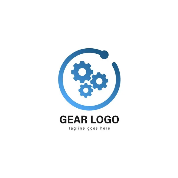 Design der Automobil-Logo-Vorlage. Automobil-Logo mit modernem Rahmenvektordesign — Stockvektor