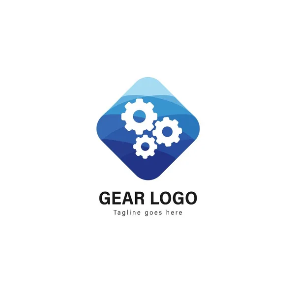 Design der Automobil-Logo-Vorlage. Automobil-Logo mit modernem Rahmenvektordesign — Stockvektor