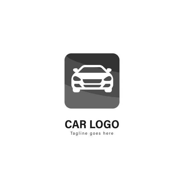 Дизайн шаблону логотипу автомобіля. Логотип автомобіля з сучасною рамкою Векторний дизайн — стоковий вектор