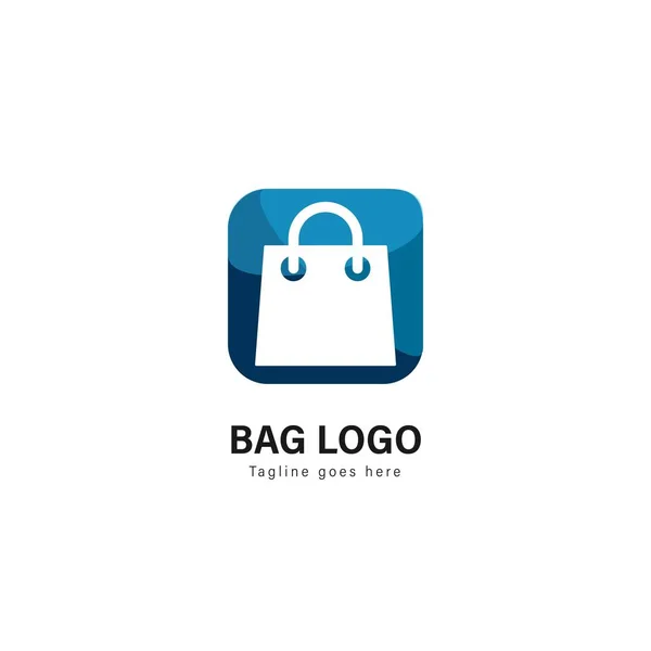 Modèle de logo Shop design. Boutique logo avec design vectoriel cadre moderne — Image vectorielle