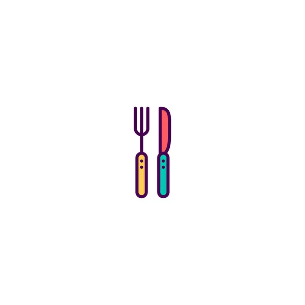 Cutlery icon design. Gastronomy icon vector design — Stock Vector