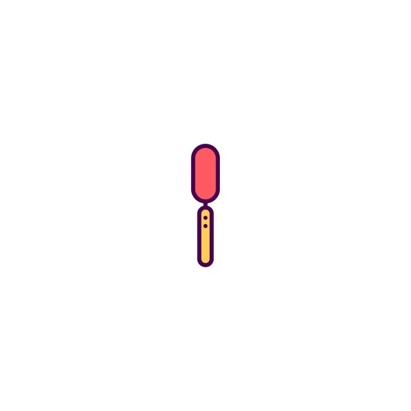 Diseño del icono del cuchillo. Diseño del vector icono de la gastronomía — Vector de stock