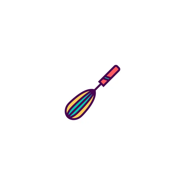 Whisk icono de diseño. Diseño del vector icono de la gastronomía — Vector de stock