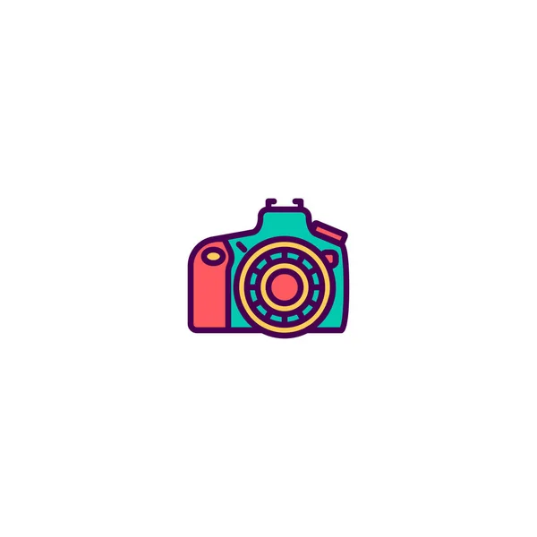 Photo Camera icon design. Photography and video icon vector design — Stock Vector