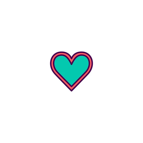 Heart Icon Design. Lifestyle icon vector design — Stock Vector