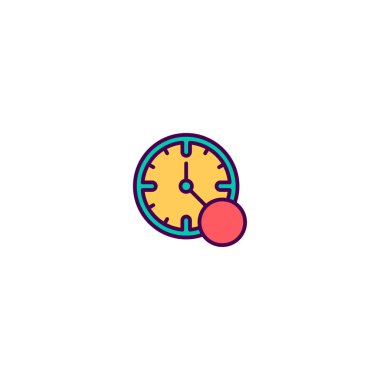 Modern ve minimalist simgesi tasarım. Yönetim simge vektör tasarımı