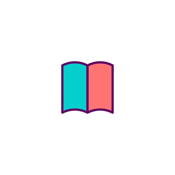 Open book icon design. Stationery icon vector design — Stock Vector